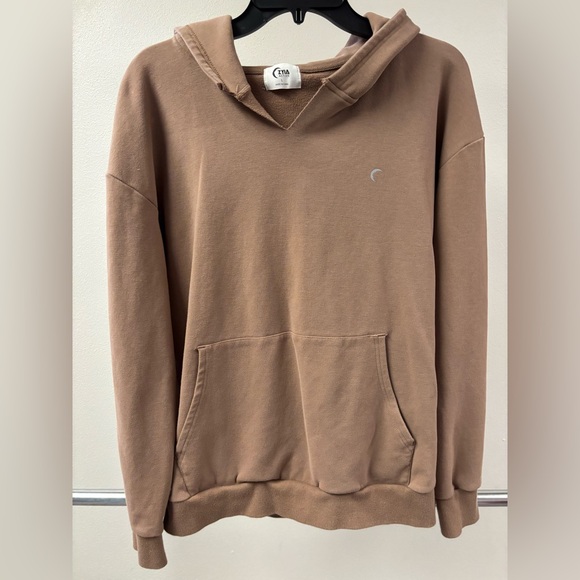 ZYIA Tops - ZYIA‎ Brown Sweatshirt Hoodie Casual Comfort